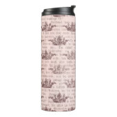 Vintage Regaltypografie Thermosbecher (Nach links gedreht)