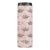 Vintage Regaltypografie Thermosbecher (Rückseite)