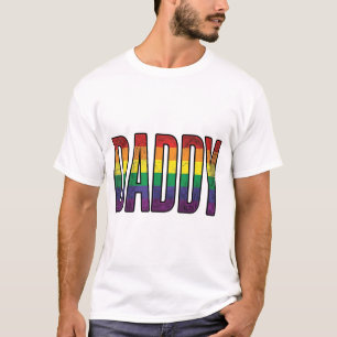 Vintage-Regenbogen-Daddy-Pride-Typografie-T-Shirt_ T-Shirt