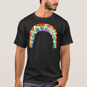 Vintage Regenbogen Dr Fauci Ich liebe Fauci Team T-Shirt