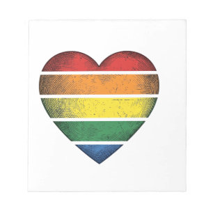 Vintage-Regenbogen-Herz-Pride-Vector-Shirt-Design_ Notizblock