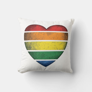 Vintage-Regenbogen-Herz-Stolz-Vektor-Shirt-Design_ Kissen