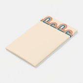 Vintage Regenbogen-Post-it-Notizen Post-it Klebezettel (angewinkelt)