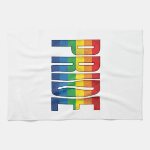Vintage-Regenbogen-Stolz-Typografie-Shirt-Design_1 Geschirrtuch