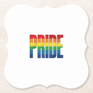 Vintage-Regenbogen-Stolz-Typografie-Shirt-Design_1 Untersetzer