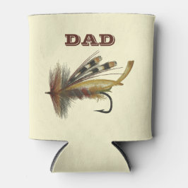 Vintage Regenbogenfliege für den Vater "Fishing Le Dosenkühler