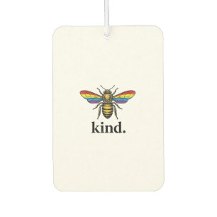 Vintage Regenbogenflügel-Shirt-Design von Kind Bee Autolufterfrischer