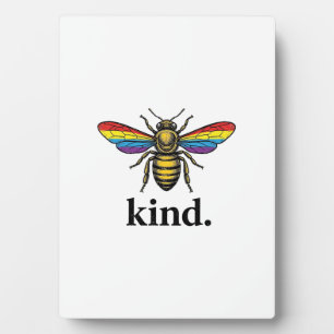 Vintage Regenbogenflügel-Shirt-Design von Kind Bee Fotoplatte