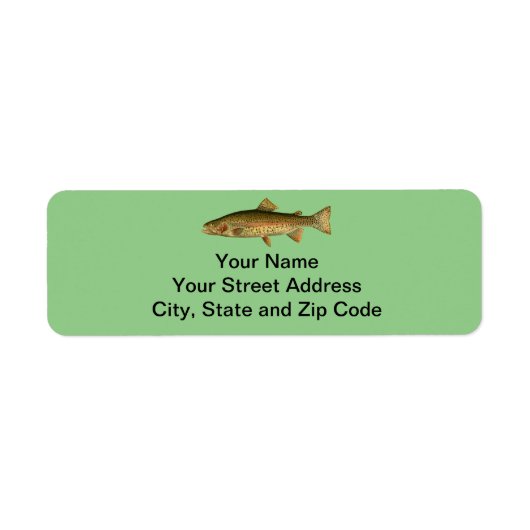 Vintage Regenbogenforelle (Vorne)