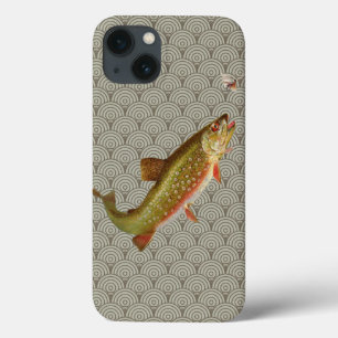 Vintage Regenbogenforelle Fischen Case-Mate iPhone Hülle