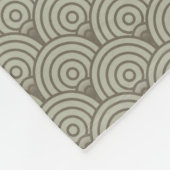 Vintage Regenbogenforelle Fischen Fleecedecke (Ecke)