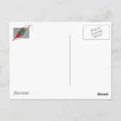 Vintage Regenbogenforelle Fischen Postkarte (Rückseite)