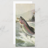 Vintage Regenbogenforelle Fischerei (Vorne/Hinten)