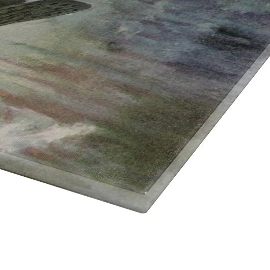 Vintage Regenbogenforelle Fischerei Schneidebrett (Ecke)