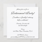 Vintage Regenbogenforelle Fischfang Ruhestand Einladung (Rückseite)