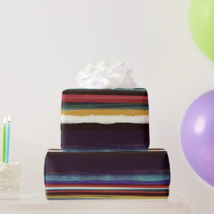 Vintage-Regenbogenlinien - RUPYDETEQUILA ART Geschenkpapier