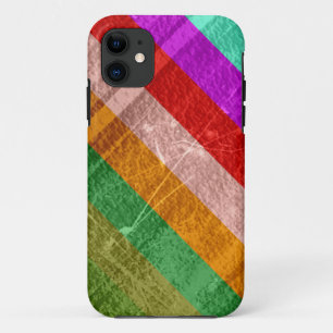 Vintage Regenbogenstreifen, Wandbild 2 Case-Mate iPhone Hülle