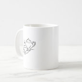 Vintage-Regency-Ästhetik-Geschenk für Introvertier Kaffeetasse (Vorderseite Links)