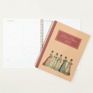Vintage-Regency-Damenplaner für Jane-Austen-Fan Planer
