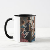 Vintage regency party tasse (Links)