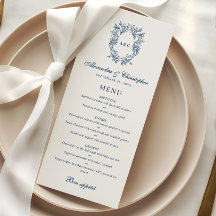 Vintage-Regency-Stil-Monogramm-Wappen-Hochzeit