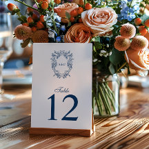 Vintage-Regency-Stil-Wappen-Monogramm-Hochzeit