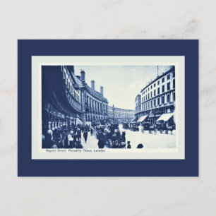 Vintage Regent Street, Piccadilly Circus, London Postkarte
