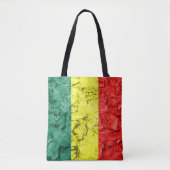 Vintage-Reggae-Flagge Tasche (Vorderseite)