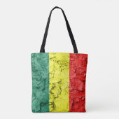 Vintage-Reggae-Flagge Tasche (Rückseite)