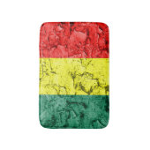 Vintage Reggaeflagge Badematte (Vorderseite Vertikal)