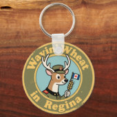 Vintage Regina Saskatchewan Weizen Schlüsselanhänger (Rückseite)