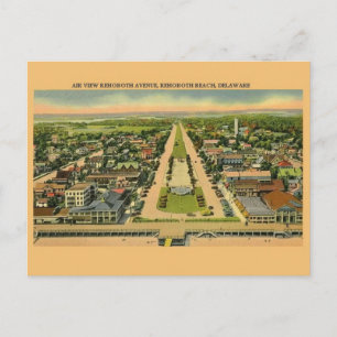 Vintage Rehoboth Avenue Delaware Postkarte