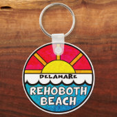 Vintage Rehoboth Beach, DELAWARE Keychain Schlüsselanhänger (Vorderseite)