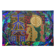 Vintage REIKI Heilungssymbole, wie von MEISTERN er