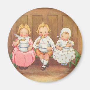 Vintage-Reim 'Pease Porridge Hot' für Kinder Magnet