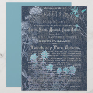 Vintage reine Gewürze Ephemera Scrapbook Paper