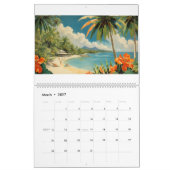 Vintage Reise Adventures Kalender (Mär 2027)