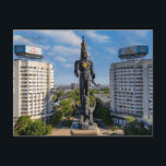 Vintage Reise Almaty Kasachstan Stadturlaub Postkarte<br><div class="desc">Vintag,  Retro,  Reisen,  modern,  Aquarell,  Classic,  Ferien,  Almaty,  Kasachstan,  Asien, </div>