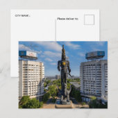 Vintage Reise Almaty Kasachstan Stadturlaub Postkarte (Vorne/Hinten)