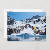 Vintage Reise Almaty Kasachstan Stadturlaub Postkarte (Vorne/Hinten)