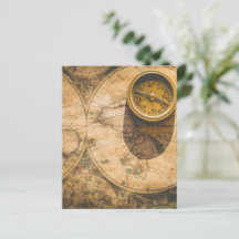 Vintage Reise alter Kompass Design