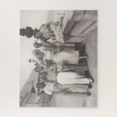 Vintage Reise Altes Foto Französische Riviera 1930 Puzzle (Vertikal)