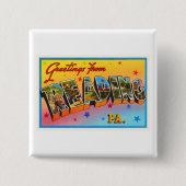 Vintage Reise-Andenken Lesepennsylvania PAs Button (Vorderseite)