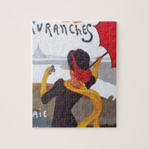 Vintage Reise-Anzeige 1910 Puzzle