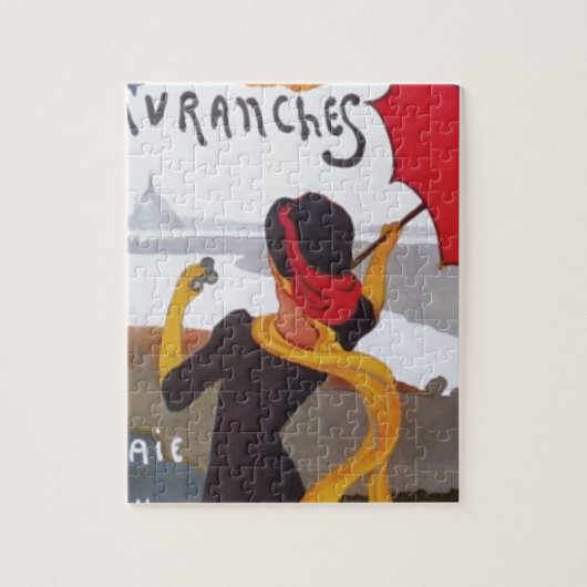 Vintage Reise-Anzeige 1910 Puzzle (Vertikal)