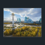 Vintage Reise Astana Kasachstan der Hazrat Sultan Postkarte<br><div class="desc">Vintag,  Retro,  Reisen,  modern,  Aquarell,  Classic,  Urlaub,  Astana,  Kasachstan,  Die Hazrat Sultan Moschee,  Asien, </div>