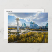 Vintage Reise Astana Kasachstan der Hazrat Sultan Postkarte (Vorne/Hinten)
