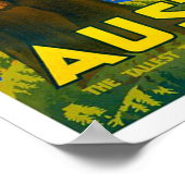 Vintage Reise, Australien Poster (Ecke)