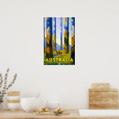 Vintage Reise, Australien Poster (Küche)