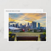 Vintage Reise Calgary Alberta Kanada Postkarte (Vorne/Hinten)